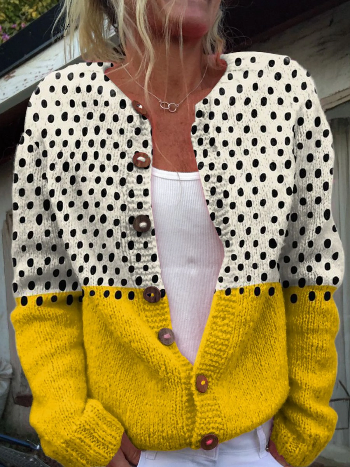 Dotterie | Vintage Knit Cardigan Sweater