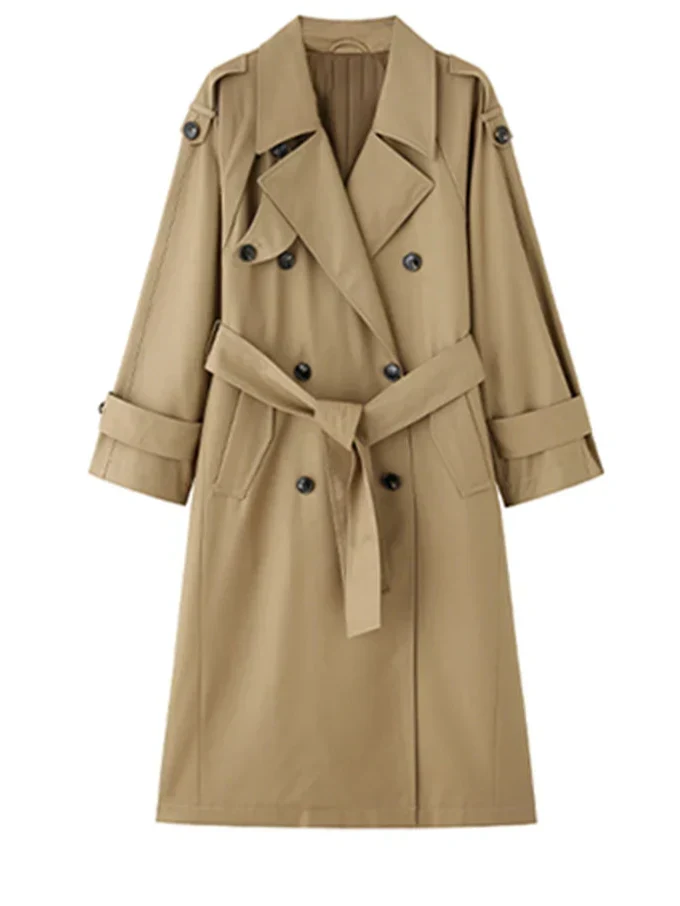 Women's Oversized Long Trench Coat
