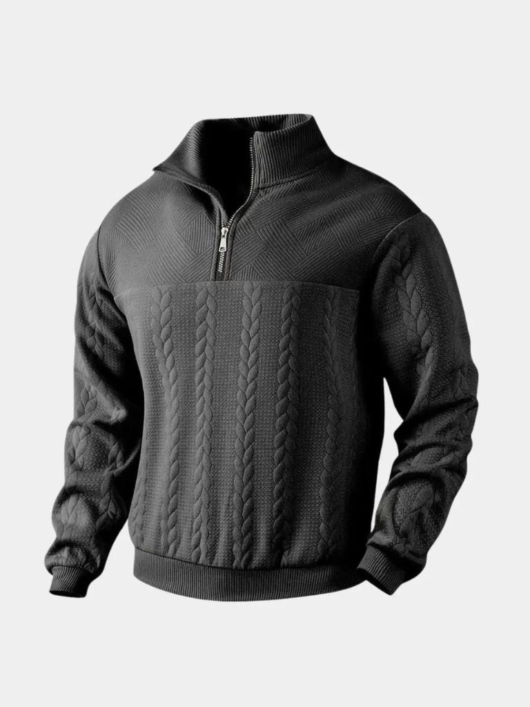 Sawyer Quarter-Zip Henley Pullover
