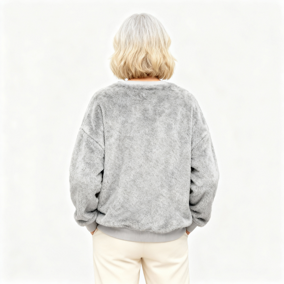 Rosie | Soft Christmas Flannel Sweater with Dog Print for Women