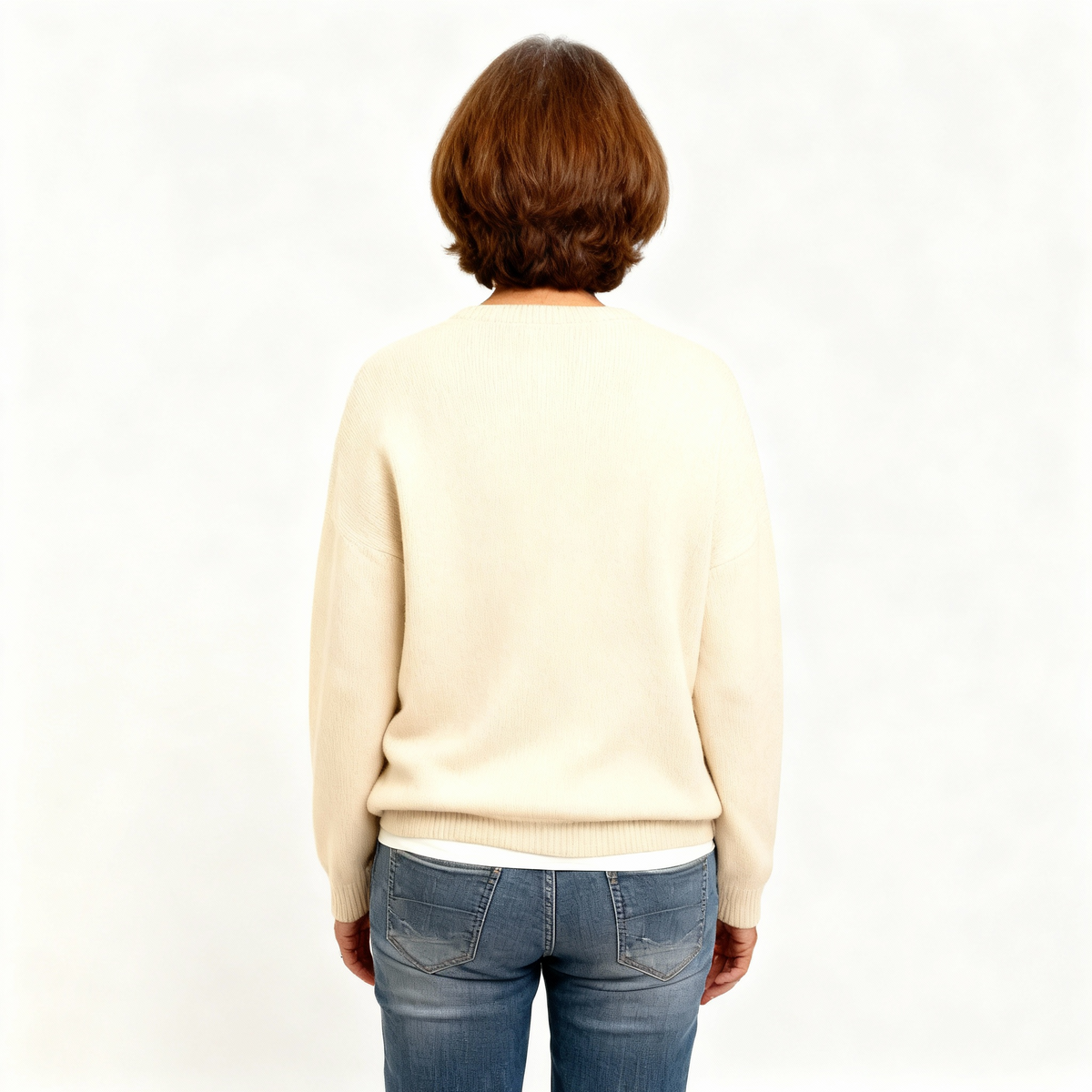 Florence | Casual Round Neck Santa Reindeer Vintage Sweater for Women