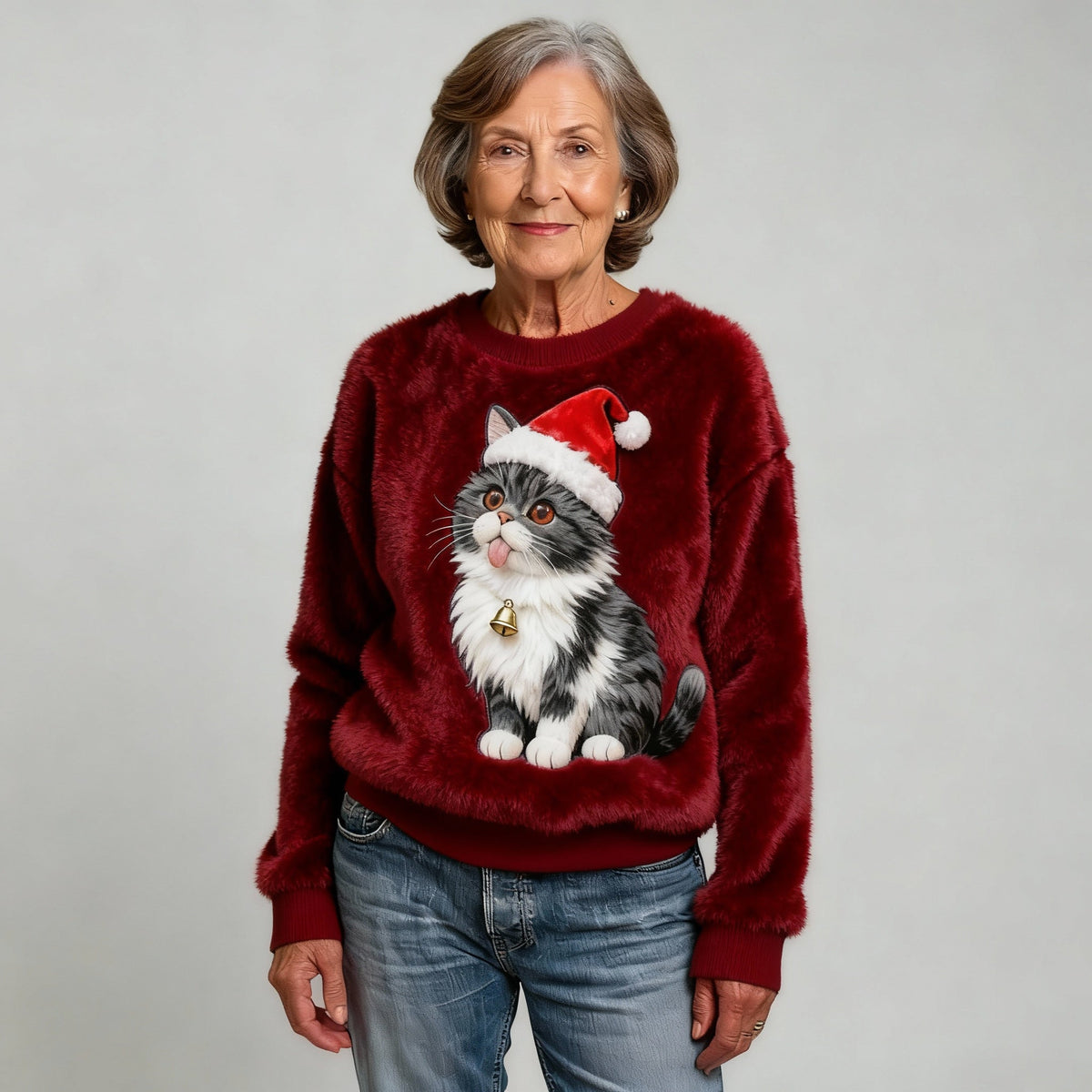 Freya | Christmas Flannel Sweater for Women