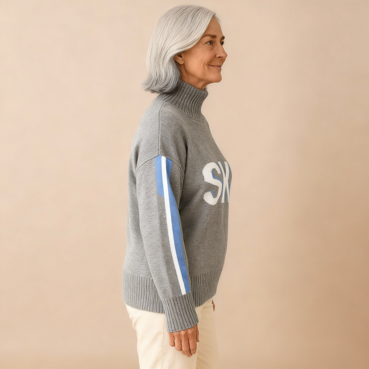 Imogen | Retro Turtleneck Ski Sweater