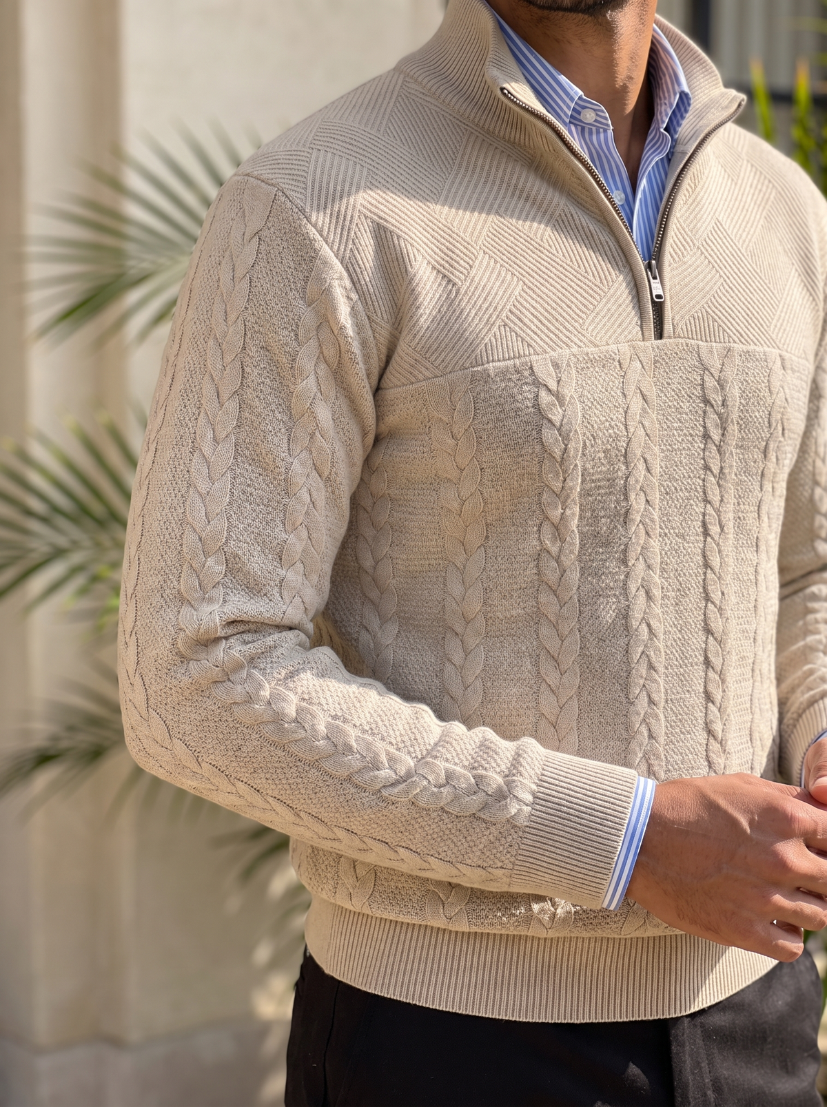 Sawyer Quarter-Zip Henley Pullover