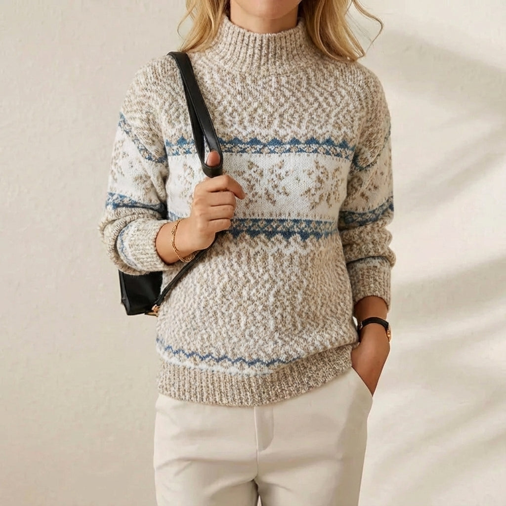 Megan – Fair Isle Crewneck Sweater