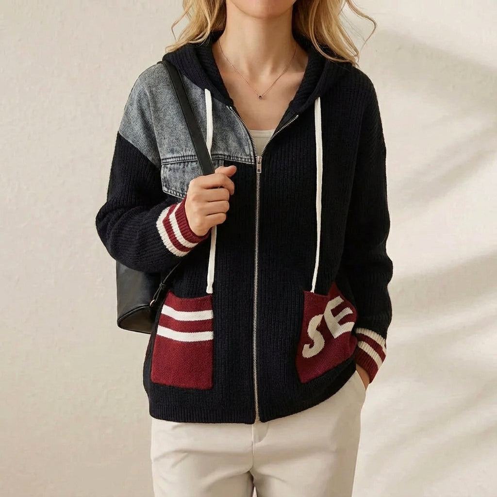 Blythe – Street Denim Hood Logo Jacket