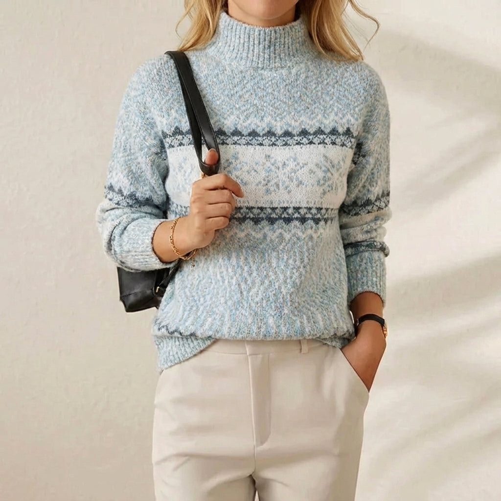 Megan – Fair Isle Crewneck Sweater