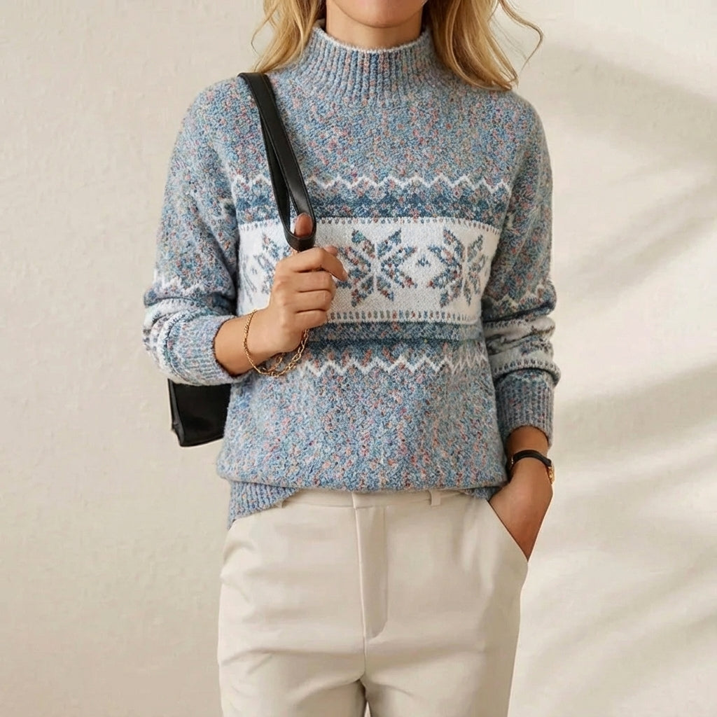 Megan – Fair Isle Crewneck Sweater