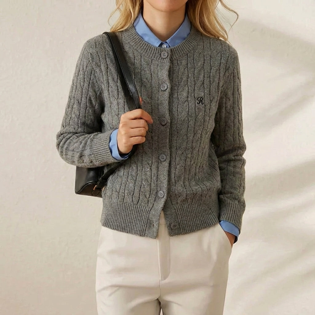 Anneliese – Fair Isle Toggle Button Hooded Knit Jacket
